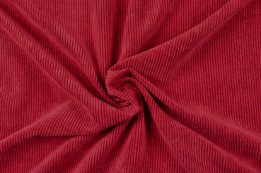 Polster-Cordstoff premium London - Dunkelrot 