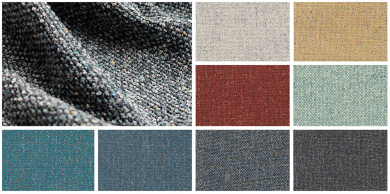Bouclé-Möbelstoff - Melange Trendy 