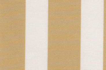 Liegestuhl-Stoff Streifen - gesäumt - 45 cm breit Creme/Beige