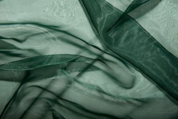 Organza Stoff - Tanne - 3,0 Meter Tanne
