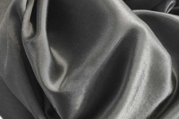 Satin schwer entflammbar Grau