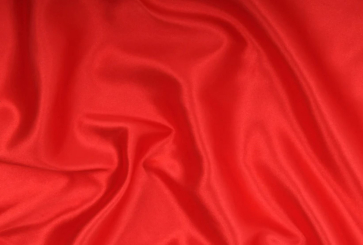 Satin schwer entflammbar Rot