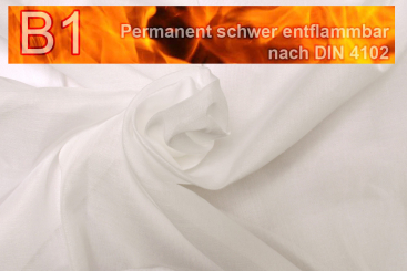 leichter Trevira CS - Nessel - 310 cm - Creme - 1,0 Meter Creme
