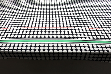 Viskose-Paneljersey - Graphic Dots 