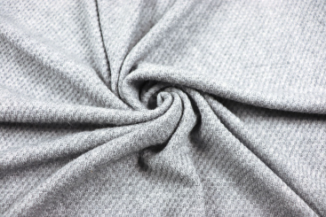Kuscheliger Strickstoff - Hellgrau 