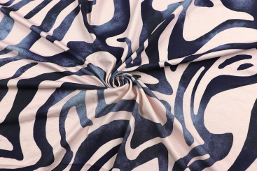 Viskosejersey - Camouflage - Beige 