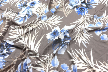 Viskosejersey - Tropical Flowers 