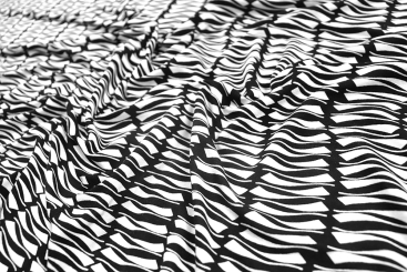 Viskosejersey - Safari Lines 