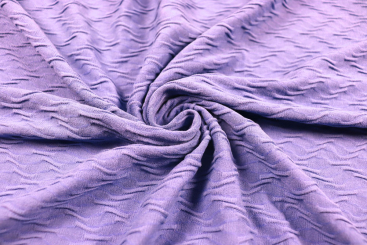 Strukturjersey - Waves - Lavender 