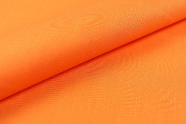 Baumwollstoff mercerisiert - Orange 