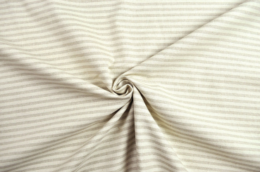 Segeltuch Basic - 280 cm - Thin Stripes - Beige 
