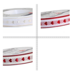 Herzchenband 15 mm - 20 m Rolle 