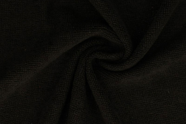 Mikrofasertuch als Meterware - 150 cm Schwarz