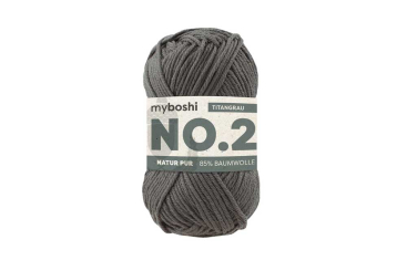 Myboshi No. 2 - 50 g - Titangrau 