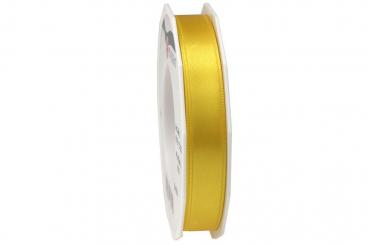 Satinband - 15 mm breit - 25-m-Rolle Sonnengelb