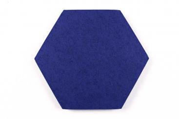 Blue Fiber Akustikpaneel - Hexagon 25 Midnight Blue