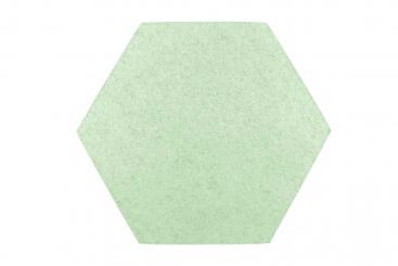 Blue Fiber Akustikpaneel Wand - inkl. Befestigung - Hexagon 25 Mint Green