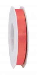 Satinband - 15 mm breit - 25-m-Rolle Koralle