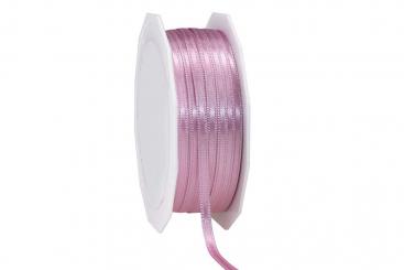 Satinband - 3 mm breit - 50-m-Rolle Flieder