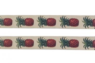 Borte Jacquard - 2 cm breit - Ananas 