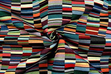 Gobelin Stoff Meterware Mit Laub Blätter-Motiv, Für Polster, Tischdecke, Kissen