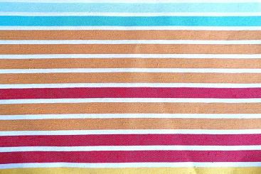 Jacquard-Dekostoff - 280 cm - Bunte Streifen 