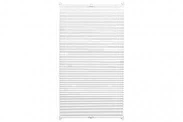 EASYFIX Plissee - 2 Bedienschienen - 90 x 130 cm - Weiß 