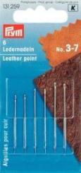Leder Nadeln sortiert 