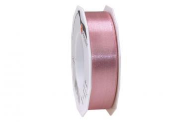 Satinband - 25 mm breit - 25-m-Rolle Altrosa