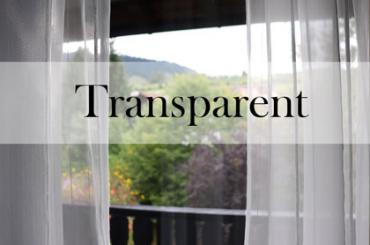 2mal Transparente Vorhänge -Konfiguration - 390033 