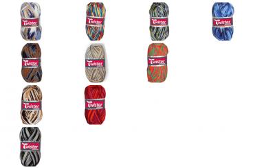 Universalwolle Twister - 50 g - Bunt 