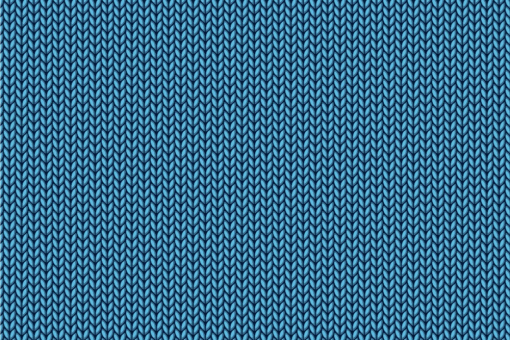 Strickmaschen - Türvorhang-Stoff Hellblau