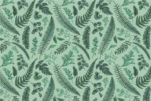 Vintage-Farn - Outdoor-Stoff 