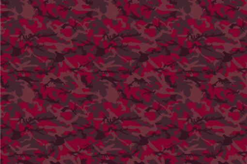 Sibirischer Nacht-Tarn - Türvorhang-Stoff Sibirean Red