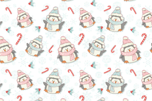 Wellness-Fleece - Pinguin Bibber Weiß