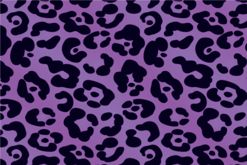 Satin-Stoff - Leo Lila