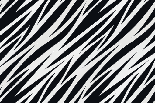 Satin-Stoff - Zebra 