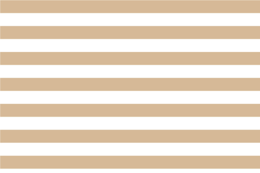 Querstreifen 7 cm - Outdoorstoff Beige