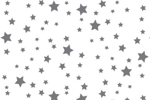 Blackout-Stoff - Sternenhimmel Weiß/Grau
