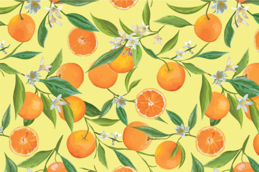 Outdoorstoff - Arance Vanile/Orange