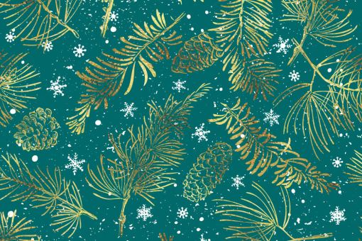 Pannesamt - Winterflair Petrol
