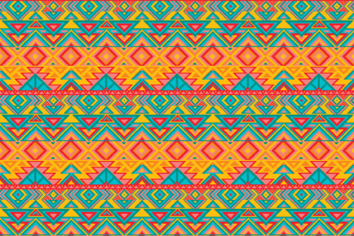 Polar-Fleece  Indio - Türkis/Gelb 