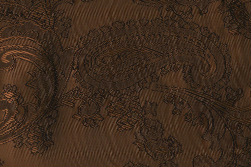 Jacquard-Taft - Paisley - Braun/Schwarz - 2,0 Meter Braun/Schwarz