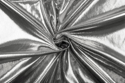 Glanzstoff Stretch Silber