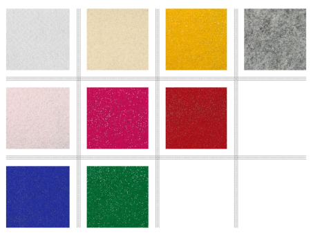 Glimmer-Filz - 1 mm stark -Uni/Silber 