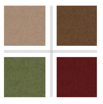 Loden-Filz - 3 mm - 50 cm breit - Uni Melange 