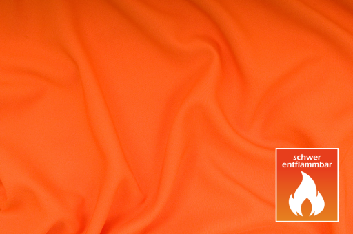 Allround Stoff - schwer entflammbar Orange