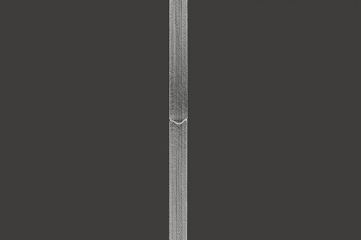 Raffrolloband - 18 mm, Schlaufenabstand 15 cm - transparent 