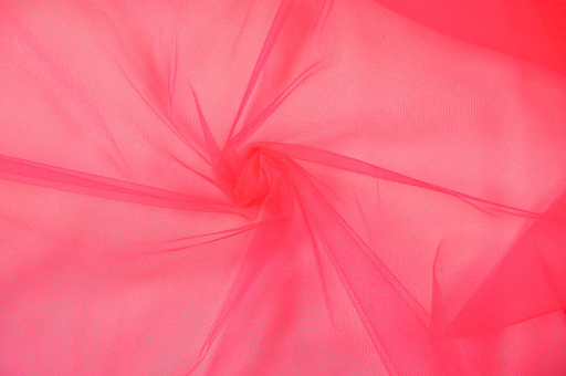 Softtüll Überbreite - 280 cm Neon-Pink