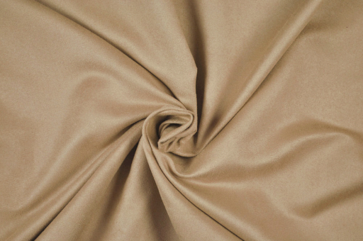Gardinen- und Dekostoff Edelvelours - uni - Beige - 3,0 Meter Beige